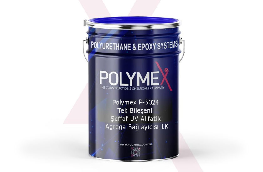 Polymex P-5024 Tek Bileşenli Şeffaf UV Alifatik Agrega Bağlayıcısı 1K Polymex P-5024 Tek Bileşenli Şeffaf UV Alifatik Agrega Bağlayıcısı 1K